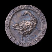 Die numismatische Gans Av.